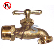 Lead free brass hose nozzle for drinking water system